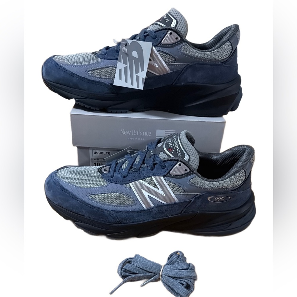 New Balance Men's 990v6 Vintage Indigo Men’s size 10.5 🔥NEW🔥 - Picture 1 of 13